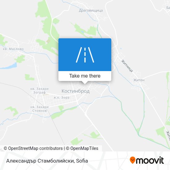 Александър Стамболийски map