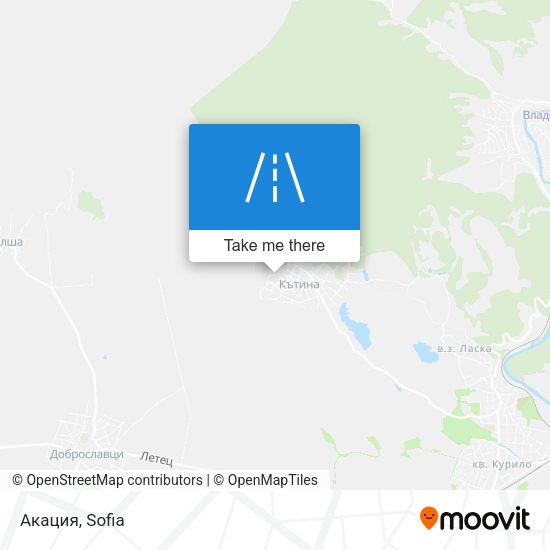 Карта Акация