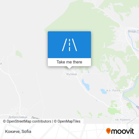 Карта Кокиче