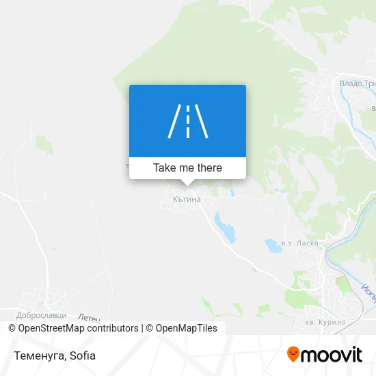 Теменуга map