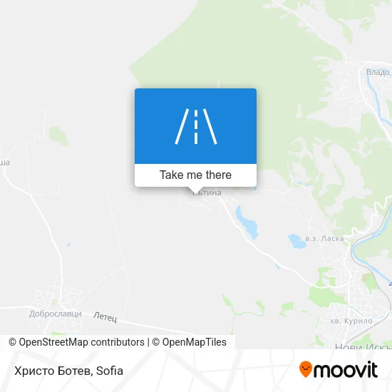 Карта Христо Ботев