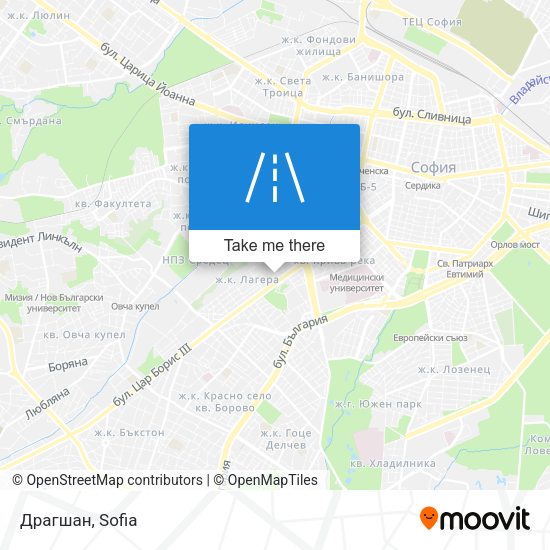 Драгшан map