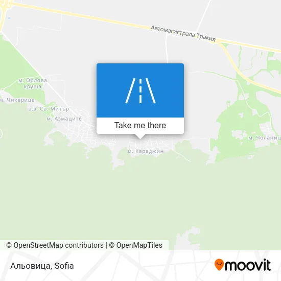 Альовица map