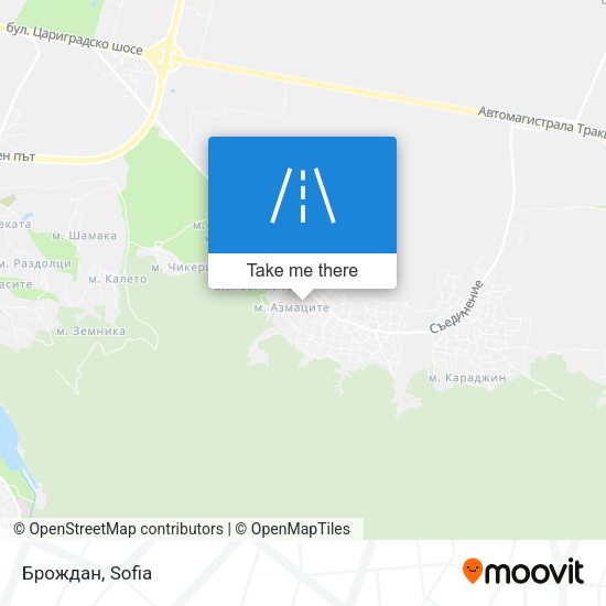 Брождан map