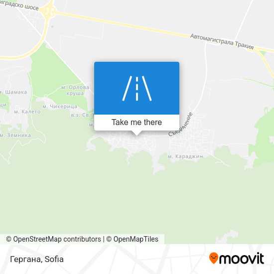 Гергана map