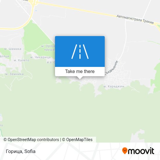 Карта Горица