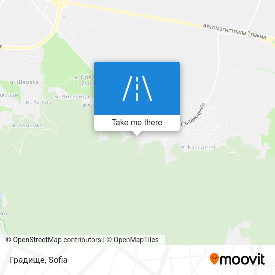 Карта Градище