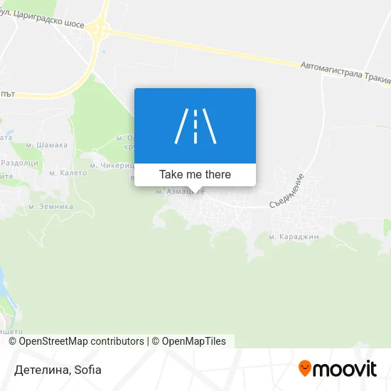 Карта Детелина