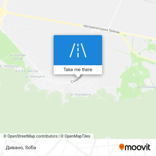 Карта Дивано