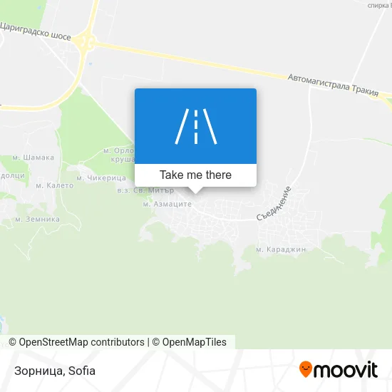 Карта Зорница