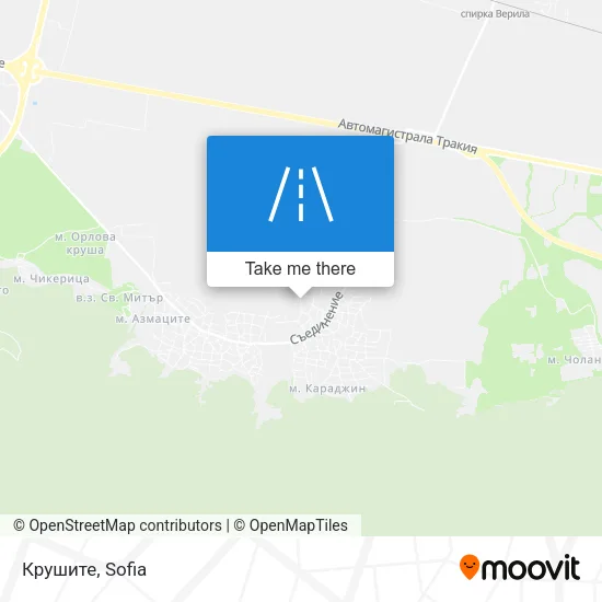 Карта Крушите