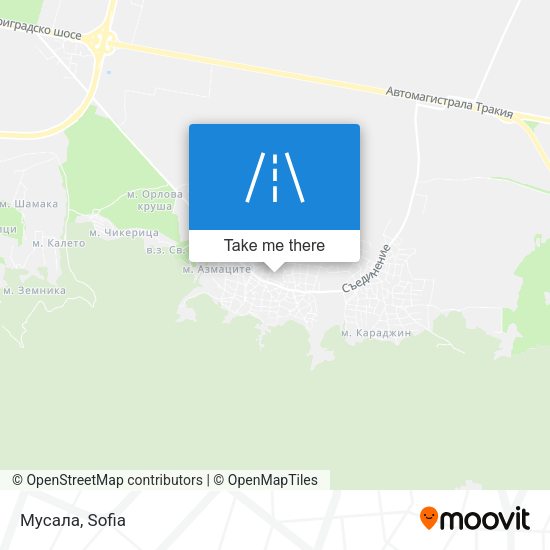 Мусала map