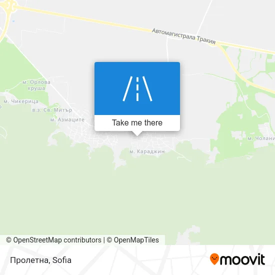 Карта Пролетна