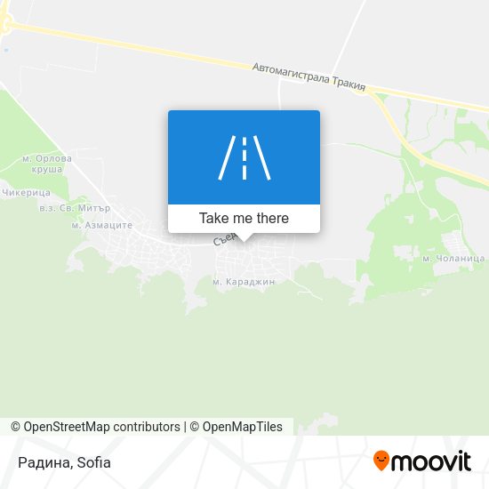 Радина map