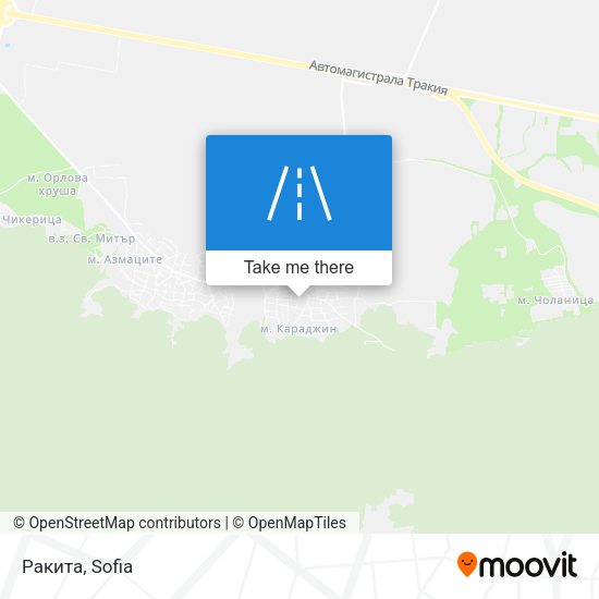 Ракита map