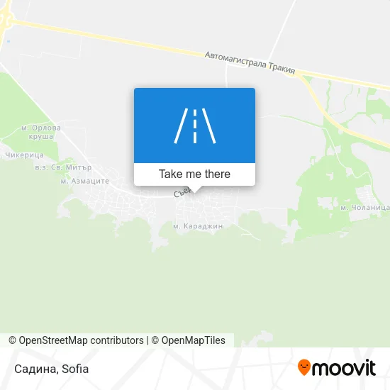 Карта Садина