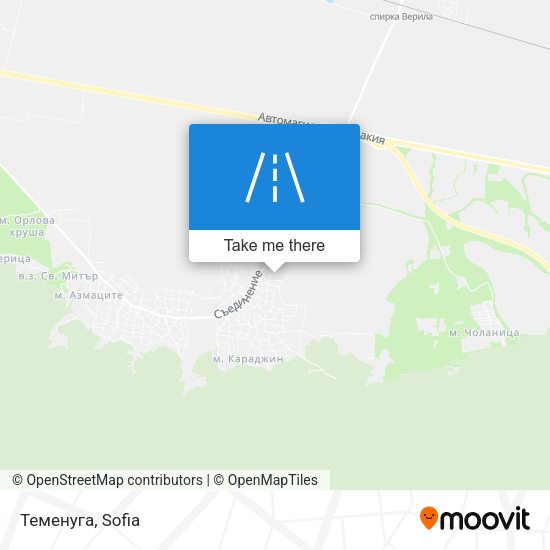 Теменуга map