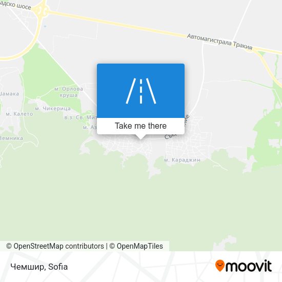 Чемшир map