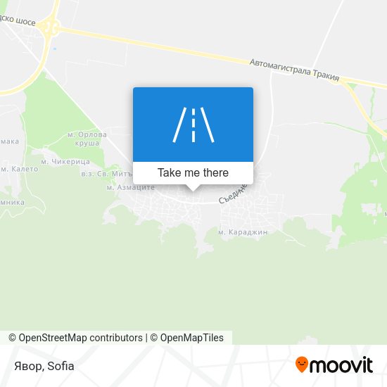 Явор map