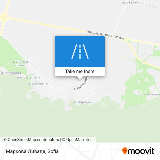 Карта Маркова Ливада