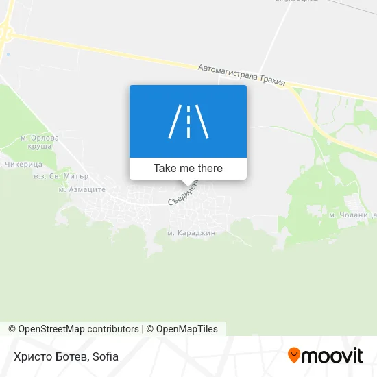 Карта Христо Ботев