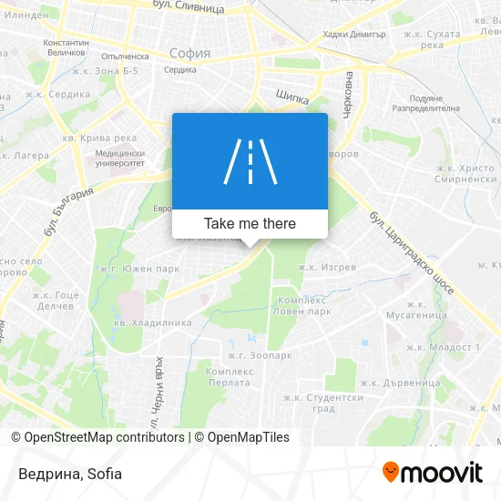 Карта Ведрина