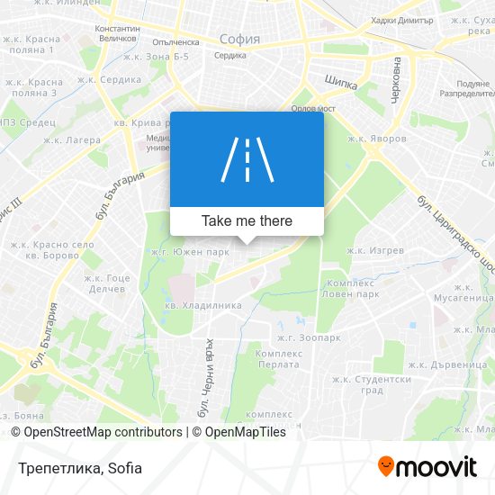 Трепетлика map