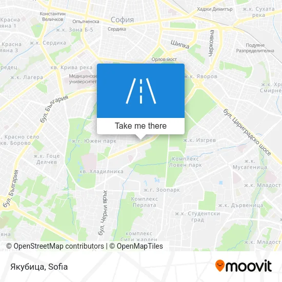 Карта Якубица