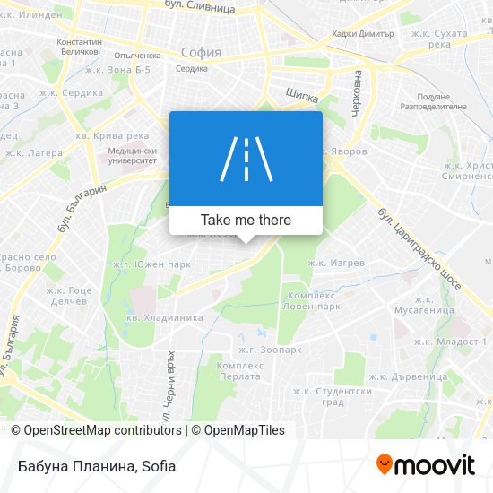 Бабуна Планина map