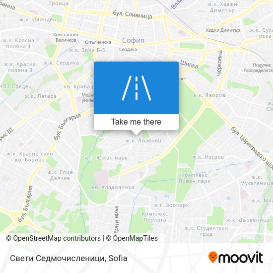 Свети Седмочисленици map