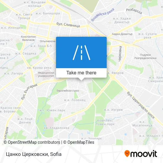 Цанко Церковски map