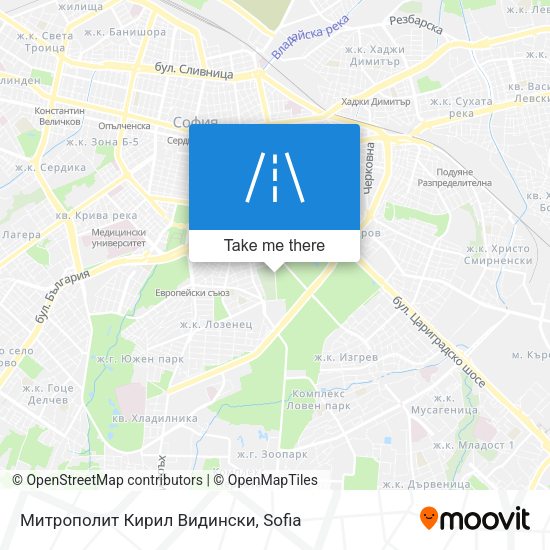 Митрополит Кирил Видински map