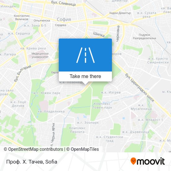 Проф. Х. Тачев map