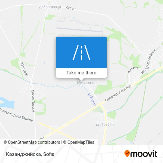 Карта Казанджийска
