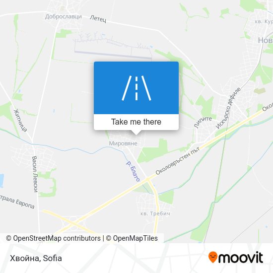 Хвойна map