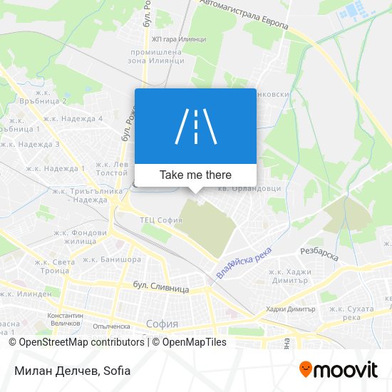 Милан Делчев map