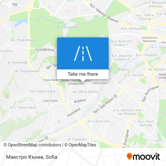 Карта Маестро Кънев