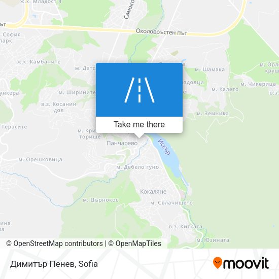 Карта Димитър Пенев