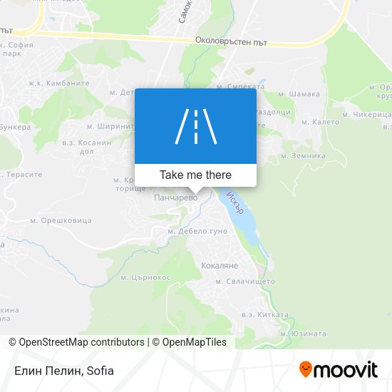 Елин Пелин map