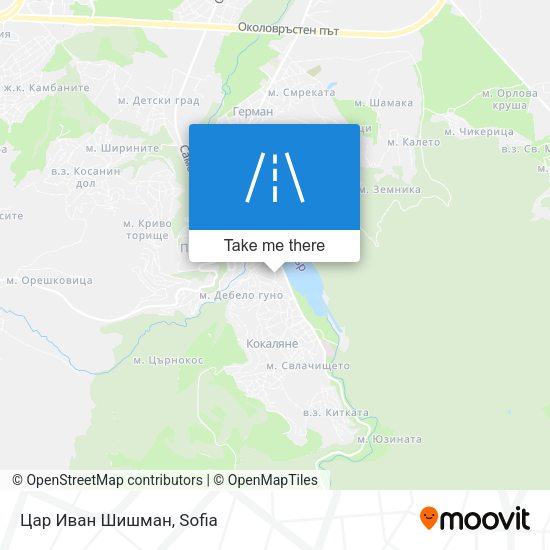 Цар Иван Шишман map