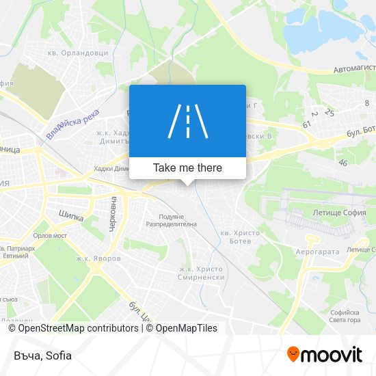 Въча map