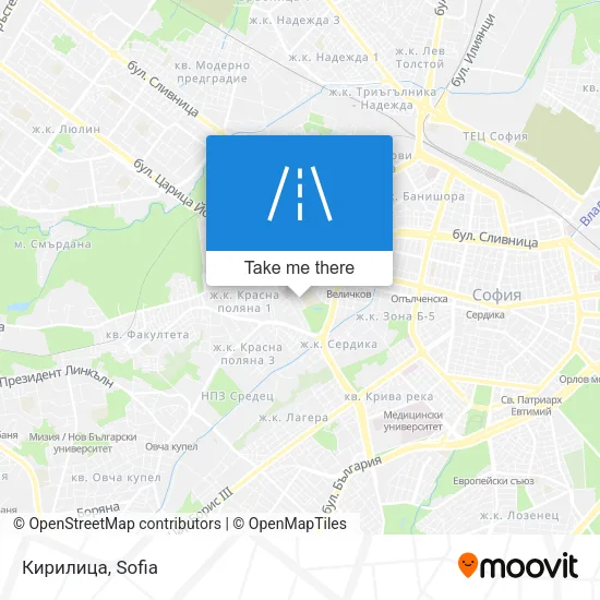 Карта Кирилица