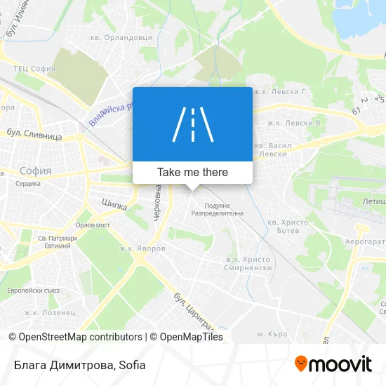 Карта Блага Димитрова