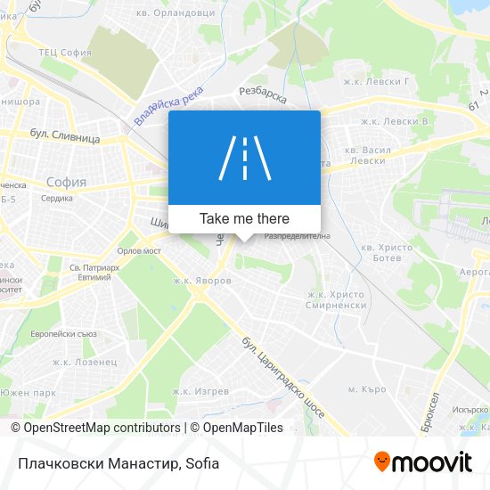 Плачковски Манастир map