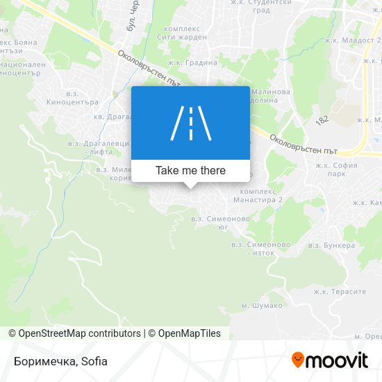 Боримечка map