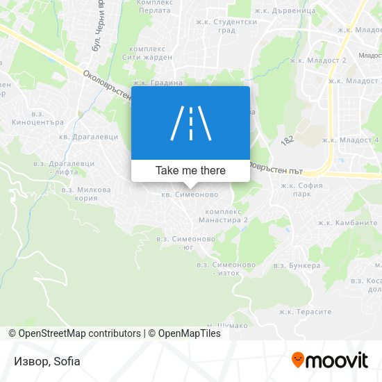 Извор map