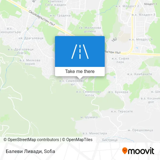 Балеви Ливади map