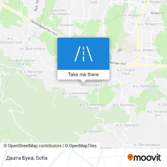 Двата Бука map
