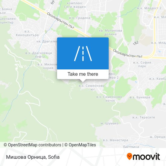 Мишова Орница map