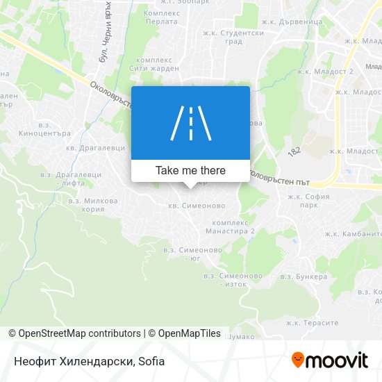 Неофит Хилендарски map
